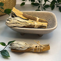 Mini Smudge Cluster, White Sage with Palo Santo and Cinnamon