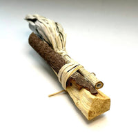 Mini Smudge Cluster, White Sage with Palo Santo and Cinnamon
