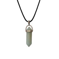 Double Point Pencil Pendant, Black String
