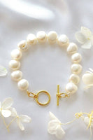 24K Baroque Freshwater Pearls Bracelet