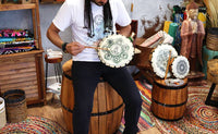 Handmade Wide Top Djembe Drum - 50cm