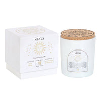 Virgo Sandalwood & Patchouli Zodiac Crystal Candle
