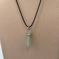 Double Point Pencil Pendant, Black String