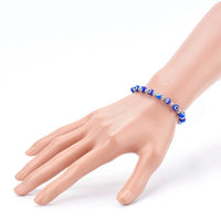 Evil Eye Beaded Stretch Bracelet