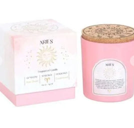 Aries Cedarwood Gemstone Zodiac Candle
