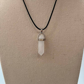 Double Point Pencil Pendant, Black String