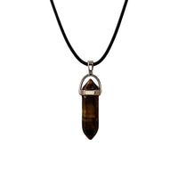 Double Point Pencil Pendant, Black String