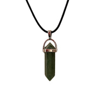 Double Point Pencil Pendant, Black String