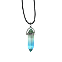 Double Point Pencil Pendant, Black String