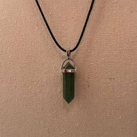Double Point Pencil Pendant, Black String