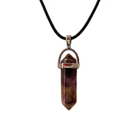 Double Point Pencil Pendant, Black String