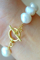 24K Baroque Freshwater Pearls Bracelet
