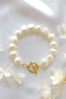 24K Baroque Freshwater Pearls Bracelet