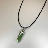 Double Point Pencil Pendant, Black String