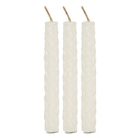 Beeswax Magic Spell Candles set of 6 white