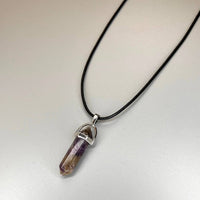 Double Point Pencil Pendant, Black String